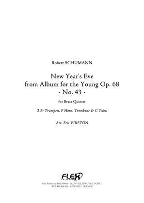 Book cover for New Year's Eve - from Album for the Young Opus 68 No. 43