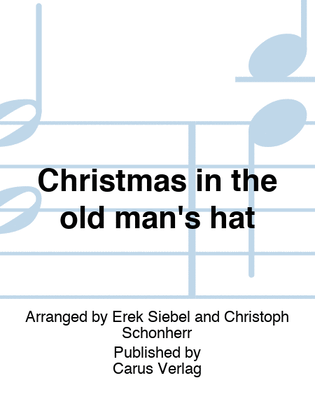 Christmas in the old man's hat