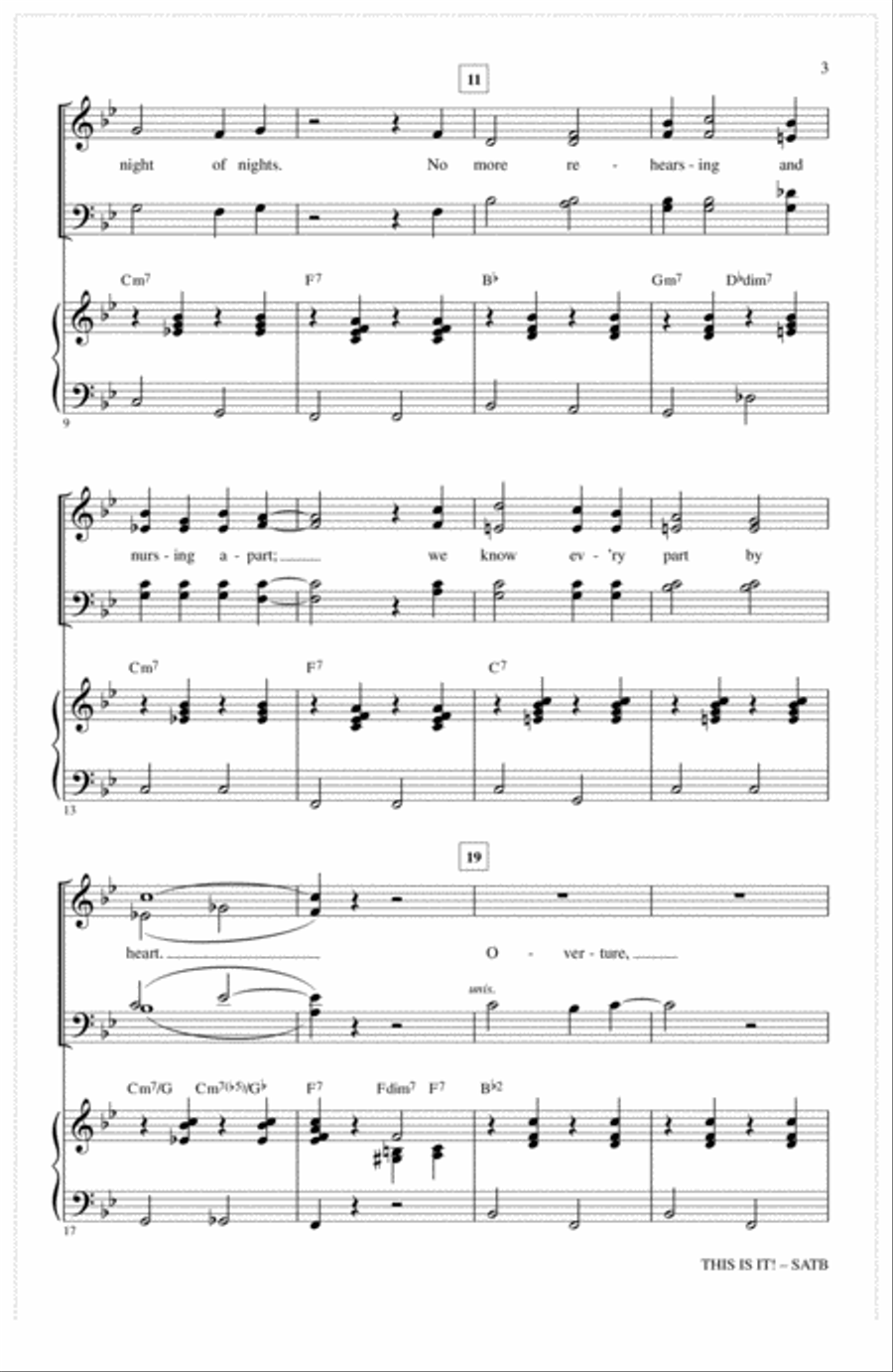 This Is It (arr. Alan Billingsley) 4-Part scores gallery preview page 2