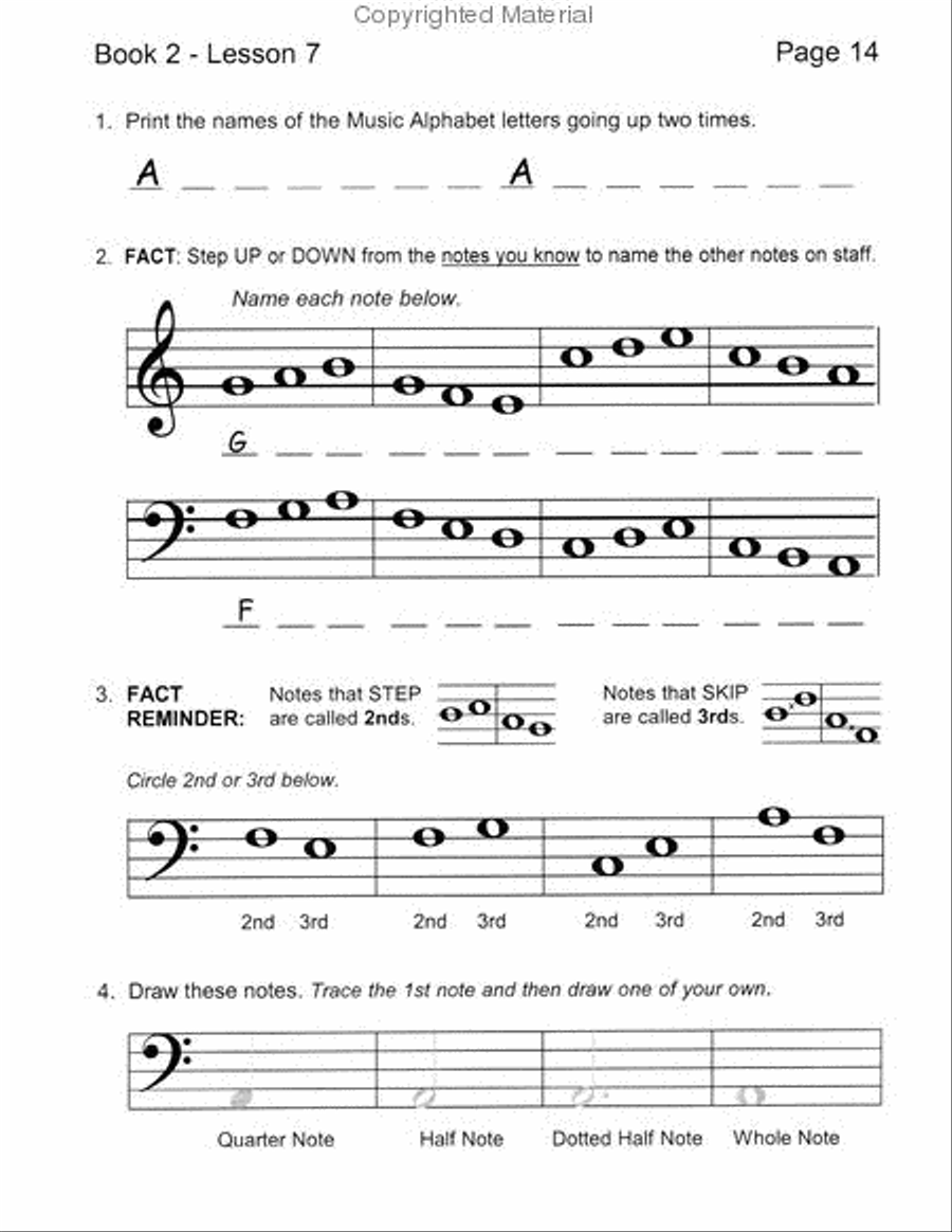 Just the Facts - Book 2 Activity Books scores gallery preview page 2
