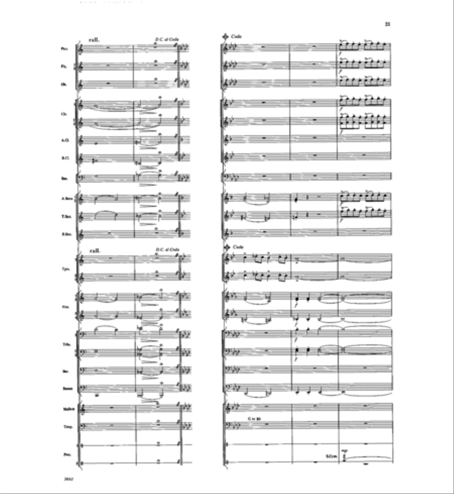 Overture A La Russe Concert Band scores gallery preview page 20