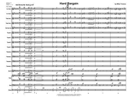Hard Bargain - Conductor Score (Full Score)
