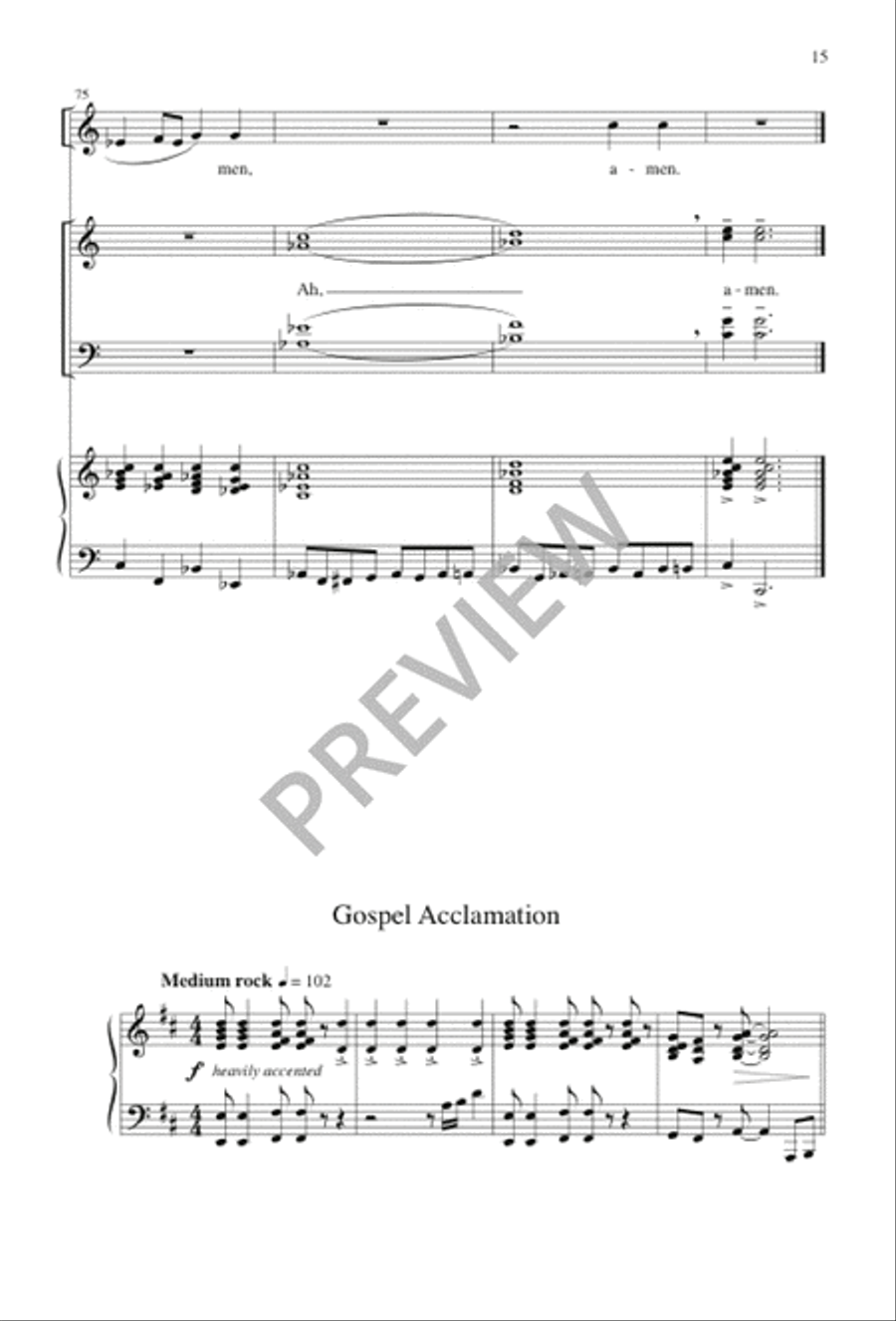 The Sound of My People - Choral / Accompaniment Edition 4-Part scores gallery preview page 16