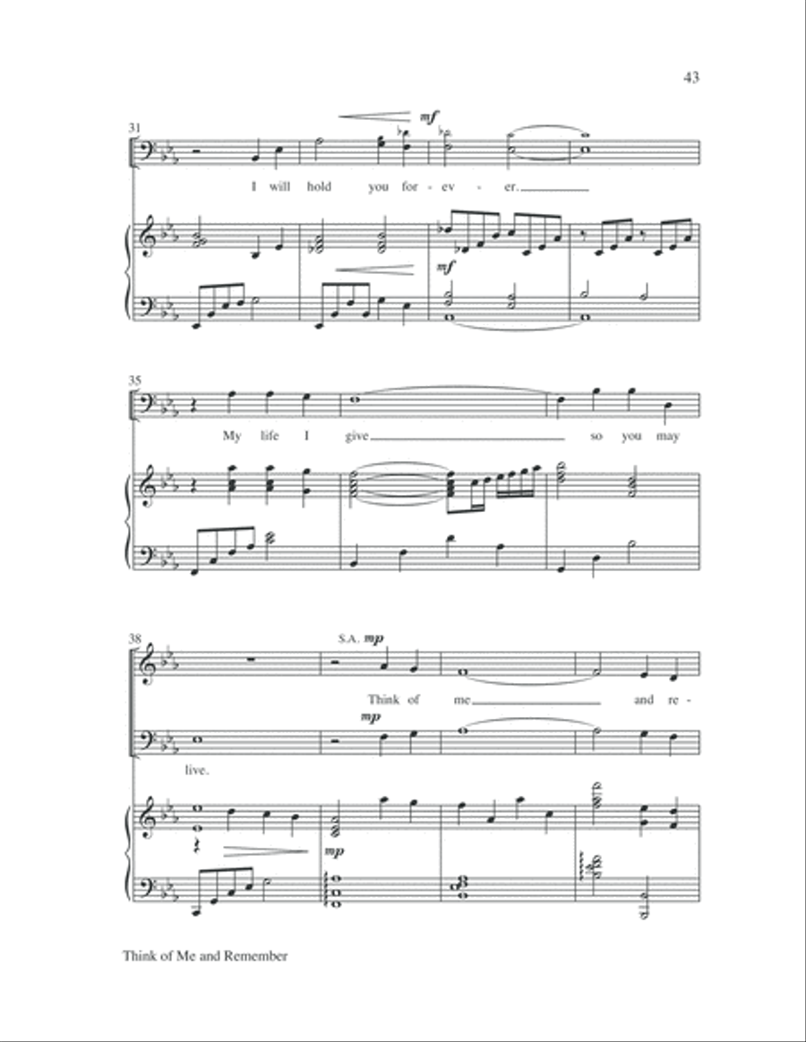 The Seven Last Days 4-Part scores gallery preview page 47