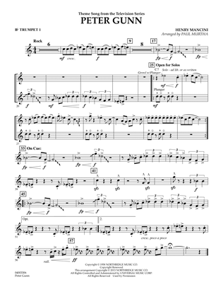 Peter Gunn - Bb Trumpet 1