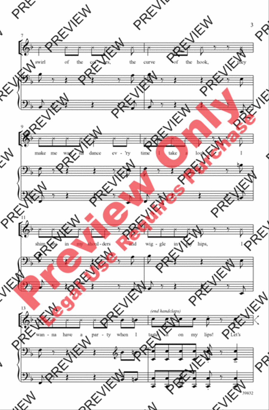 The Candy Cane Twist 2-Part scores gallery preview page 3