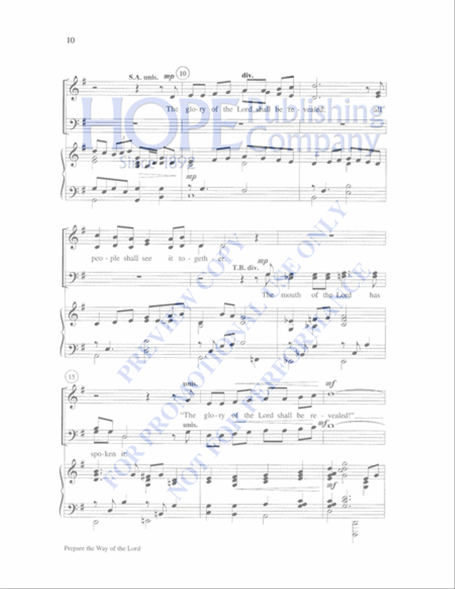 Emmanuel 4-Part scores gallery preview page 14