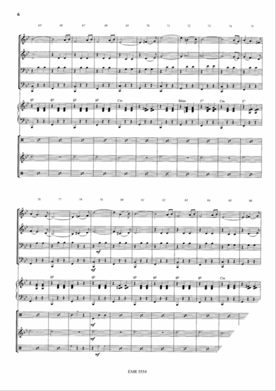 Wiener Medley Wiener Medley Brass Ensemble scores gallery preview page 6
