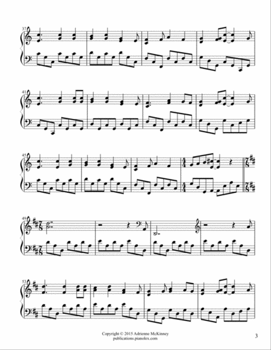 The Boar's Head Carol - Piano solo arrangement image number null