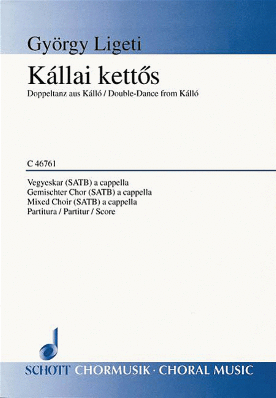 Kallai Kettos/Double Dance from Kallo 4-Part scores gallery preview page 1