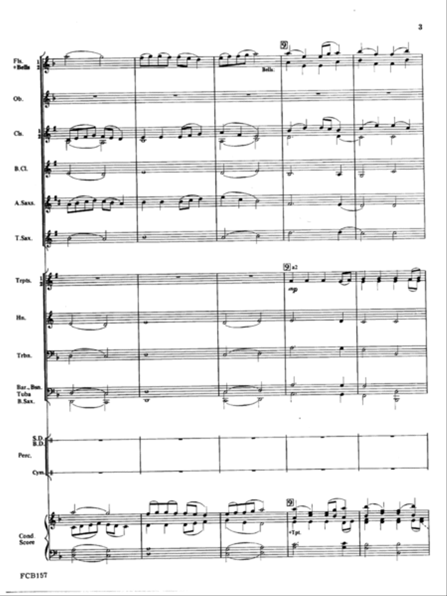 Modal Song And Dance Concert Band scores gallery preview page 3