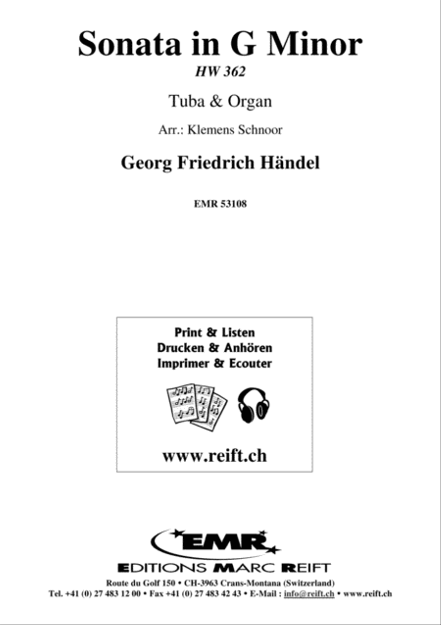Sonata in G Minor Tuba scores gallery preview page 2