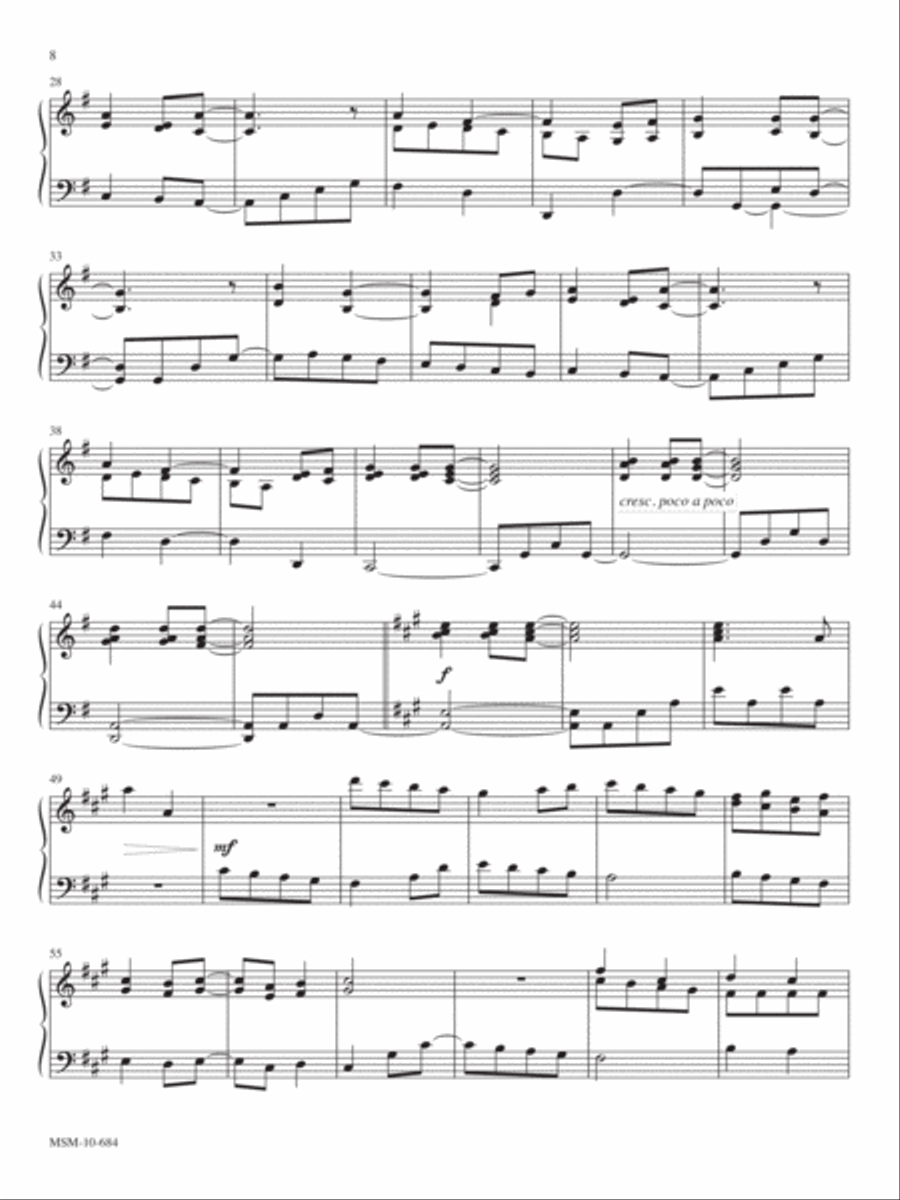 Canto de Esperanza (Song of Hope) Organ scores gallery preview page 2