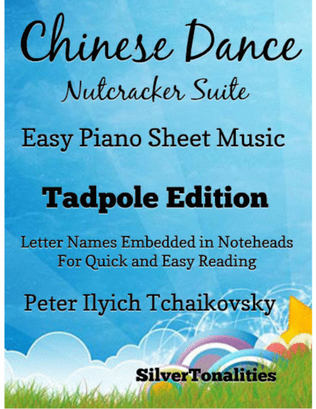 Book cover for Chinese Dance the Nutcracker Suite Easy Piano Sheet Music 2nd Edition