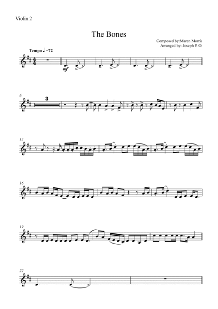 The Bones String Quartet scores gallery preview page 5