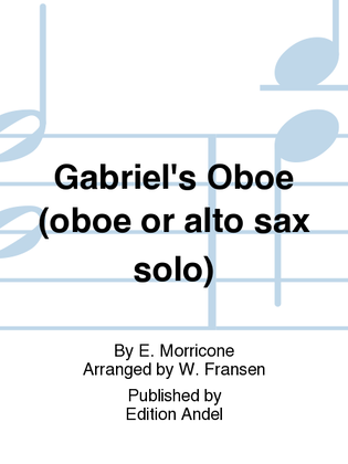 Gabriel's Oboe (oboe or alto sax solo)