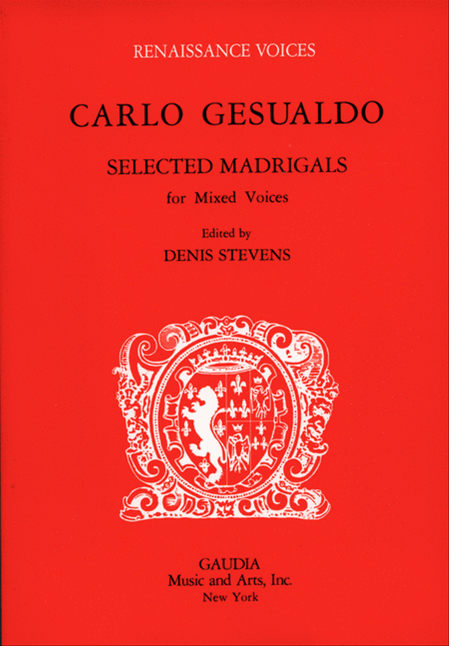 Carlo Gesualdo Selected Madrigals Choir scores gallery preview page 1