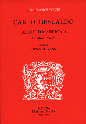 Book cover for Carlo Gesualdo Selected Madrigals