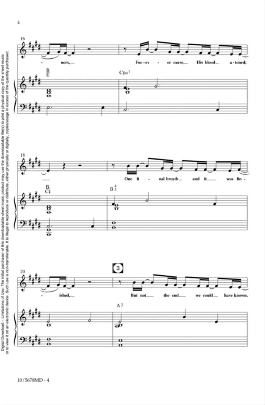 All Hail King Jesus 4-Part scores gallery preview page 4