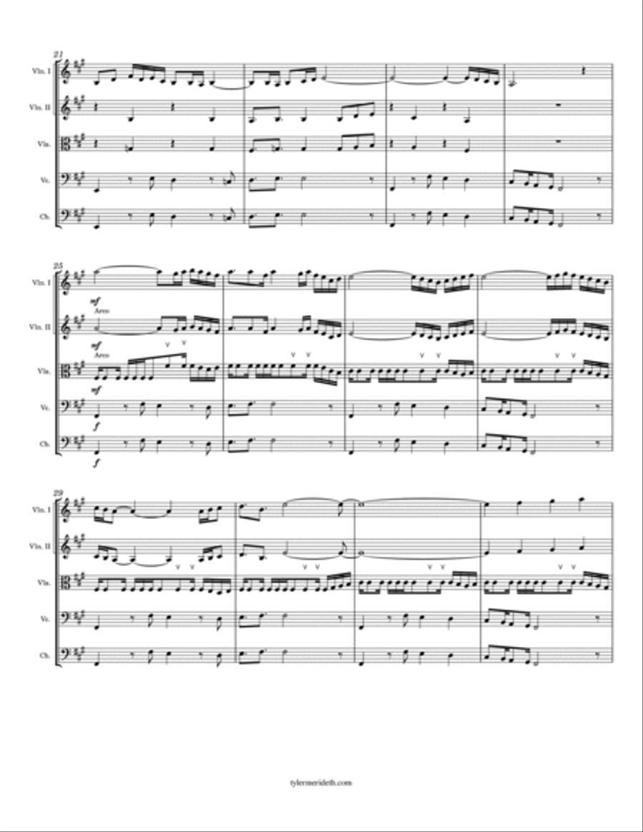 Funky Old Maurice String Orchestra scores gallery preview page 2