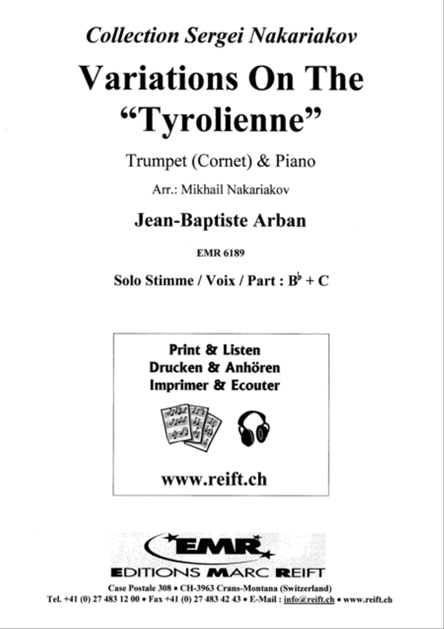 Variations On The Tyrolienne Cornet scores gallery preview page 2