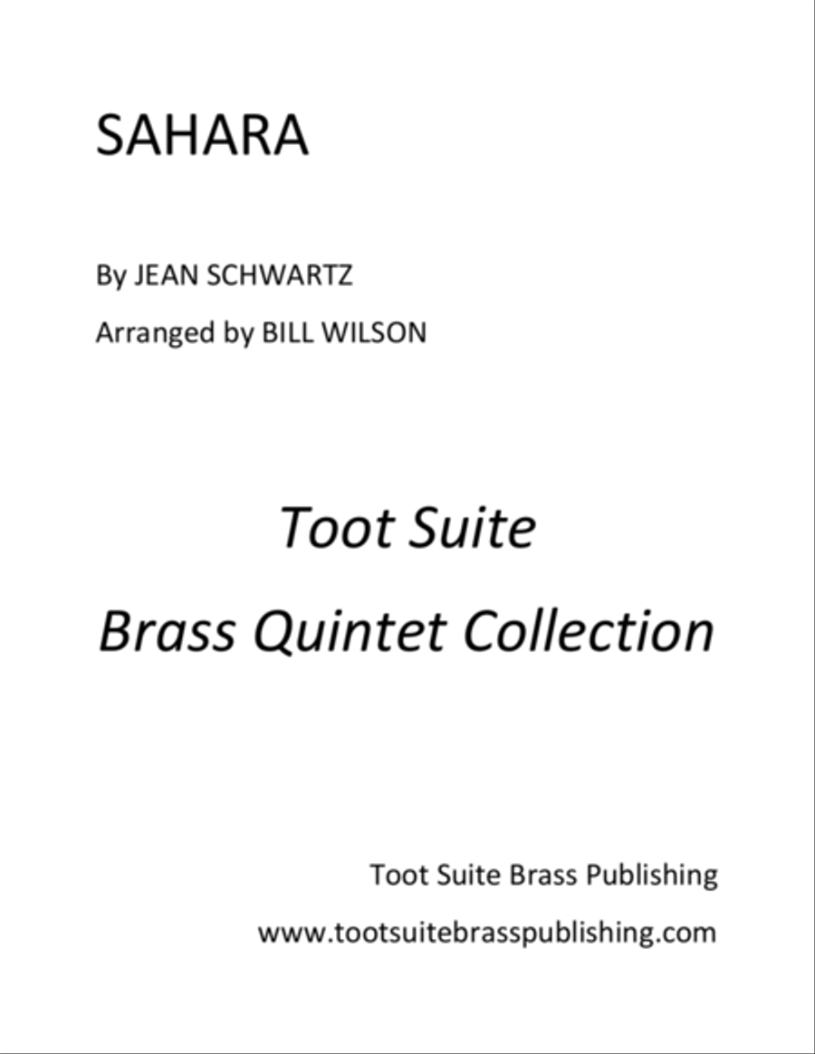 Sahara Brass Quintet scores gallery preview page 1