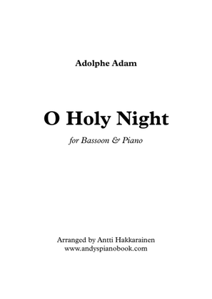Book cover for O Holy Night - Bassoon & Piano
