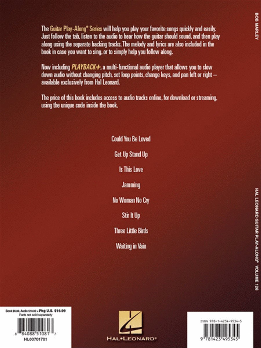 Bob Marley Guitar Tablature scores gallery preview page 7