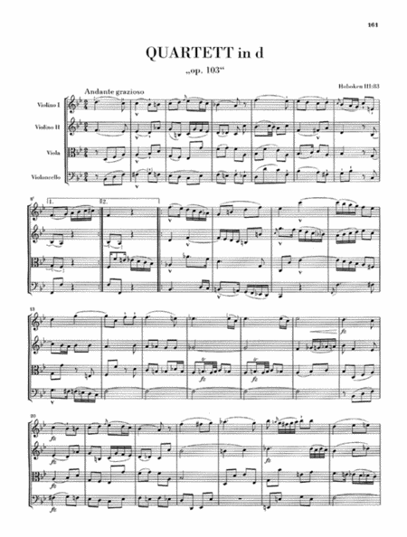 String Quartets Op. 76, 77, 103