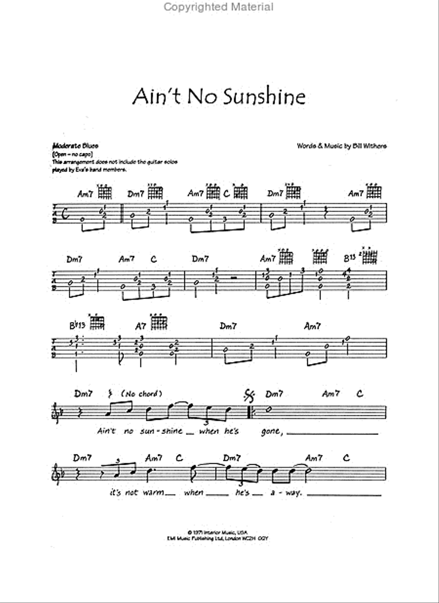 The Eva Cassidy Songbook for Guitar Acoustic Guitar scores gallery preview page 4