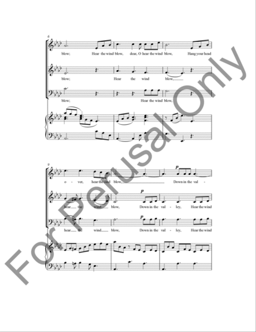 Down In The Valley 3-Part scores gallery preview page 3