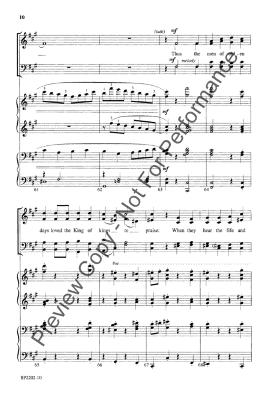 Patapan - Helvey 4-Part scores gallery preview page 10