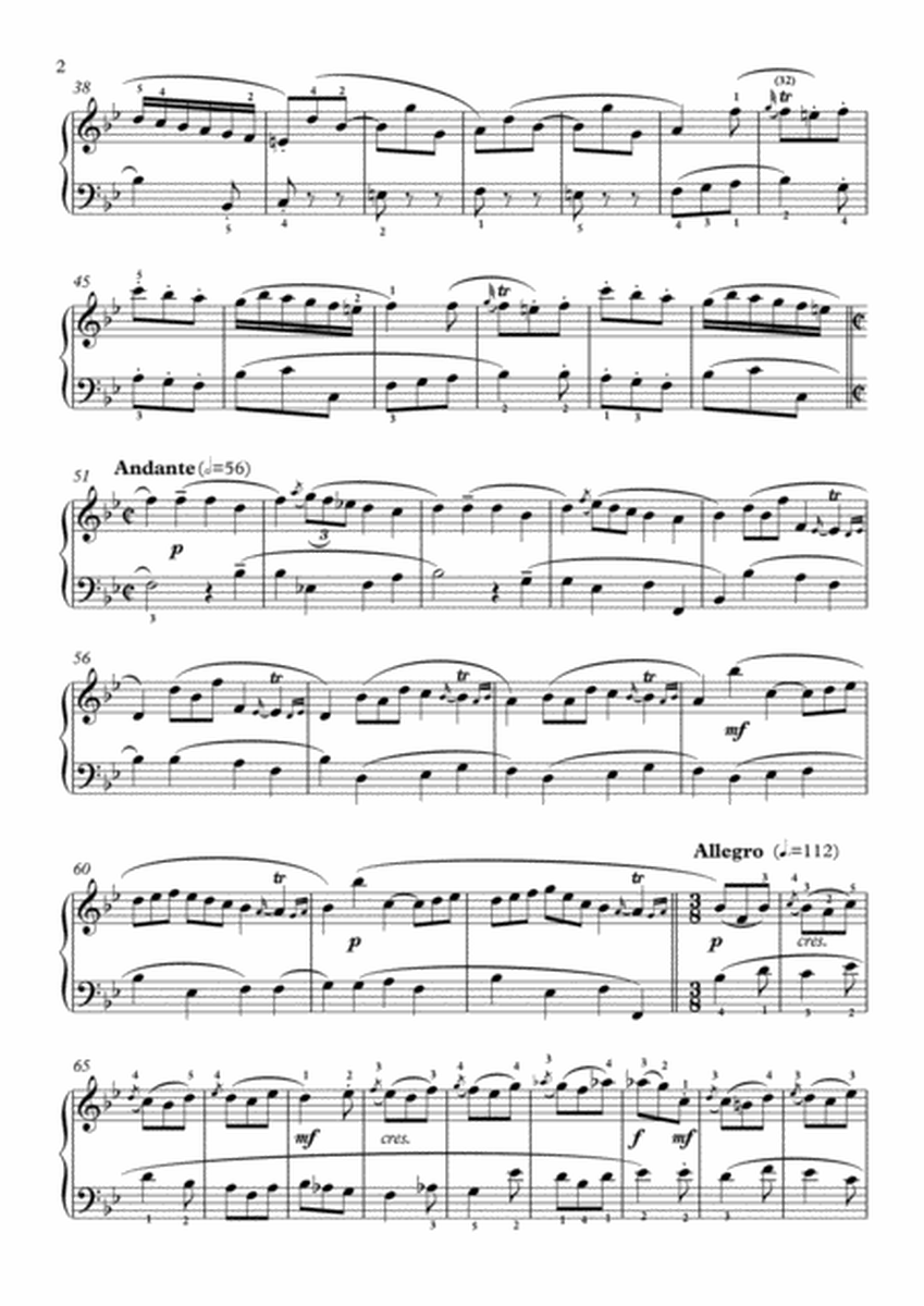 Scarlatti-Sonata in B-Major L.S34 K.351(piano) image number null