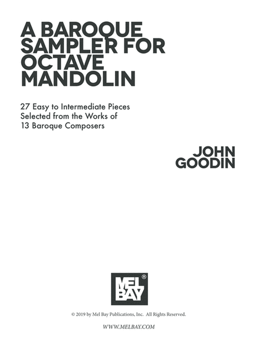A Baroque Sampler for Octave Mandolin