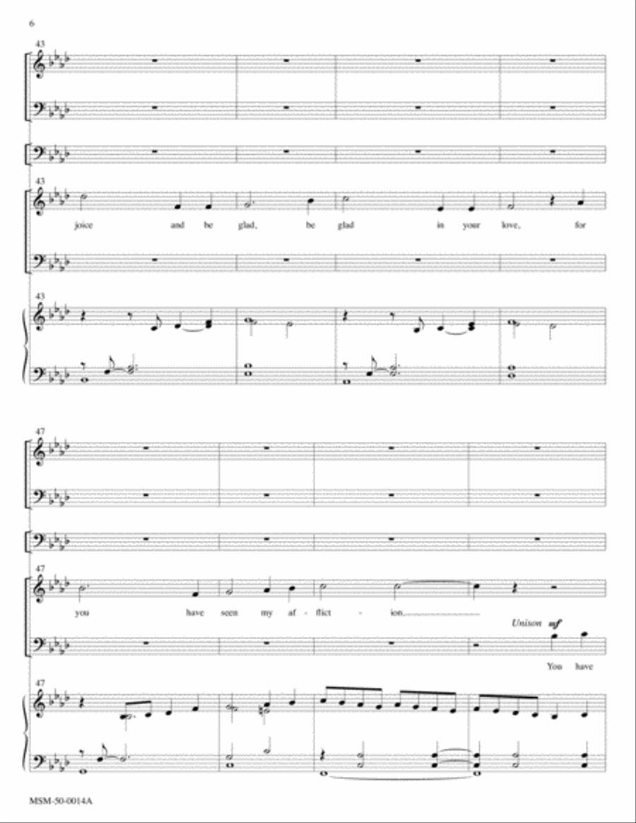 In You, O Lord, I Will Place My Trust Choir scores gallery preview page 6