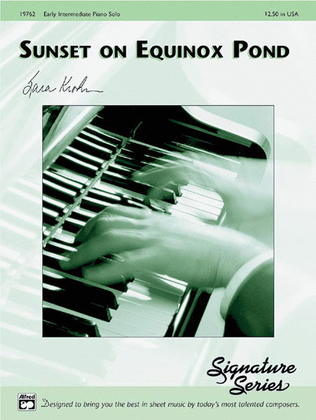 Book cover for Sunset on Equinox Pond