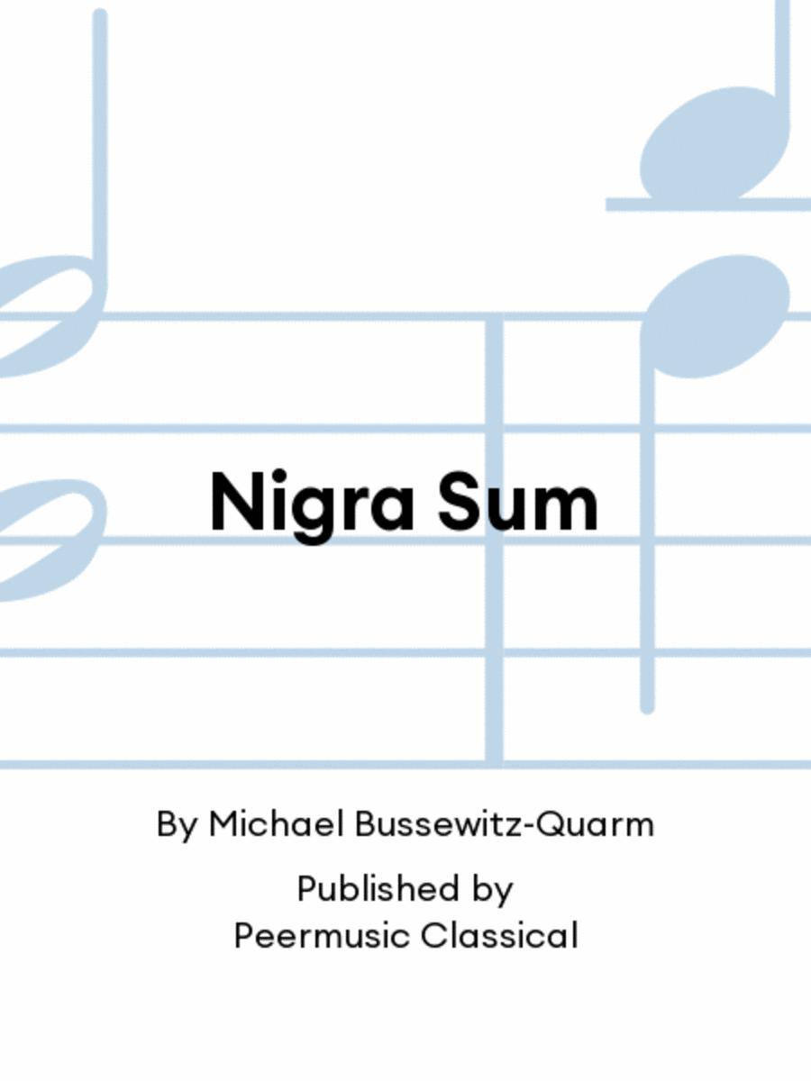 Nigra Sum Nigra Sum SSAA scores gallery preview page 1