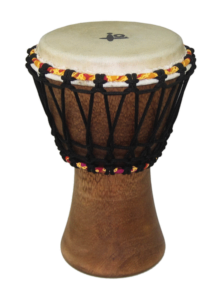 6″ Traditional Rope-Tuned African Djembe