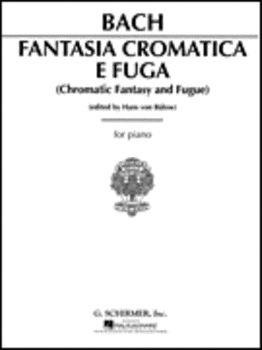 Chromatic Fantasy and Fugue Piano Solo scores gallery preview page 1