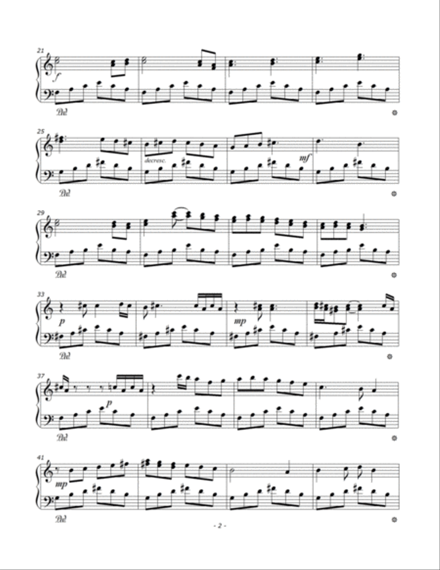 Entranced Piano Solo scores gallery preview page 2