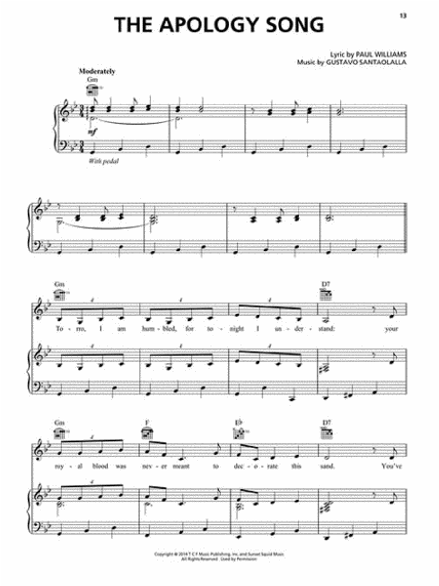 The Book of Life Piano, Vocal, Guitar scores gallery preview page 4