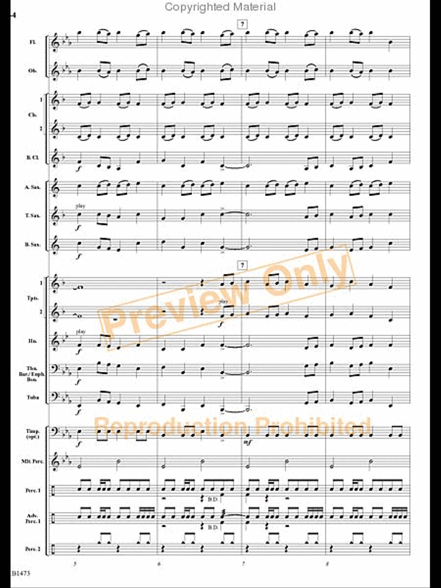 Antiphon Antiphon Concert Band scores gallery preview page 3