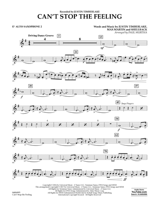 Can't Stop the Feeling - Eb Alto Saxophone 2