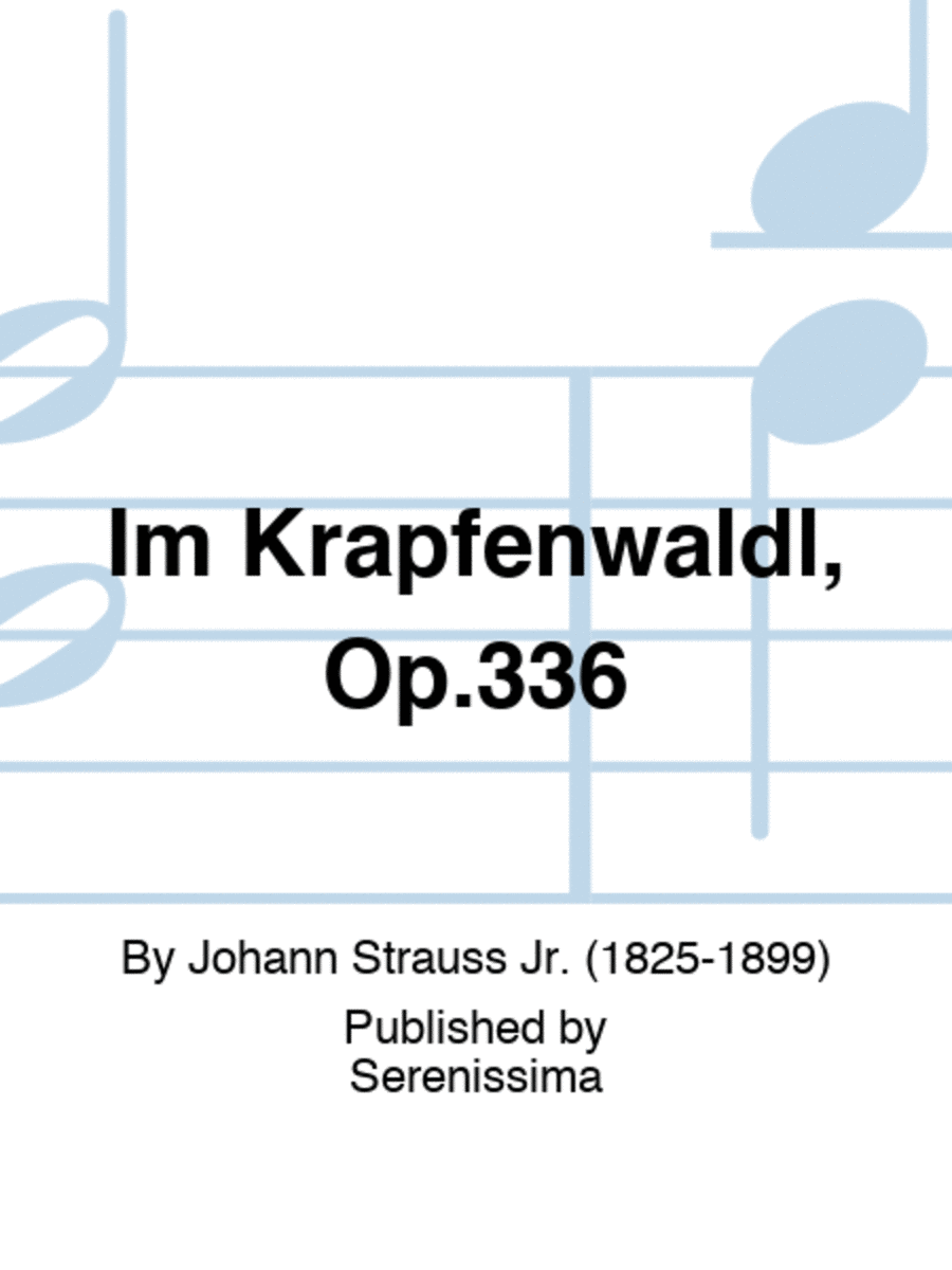 Im Krapfenwaldl, Op.336 Orchestra scores gallery preview page 1