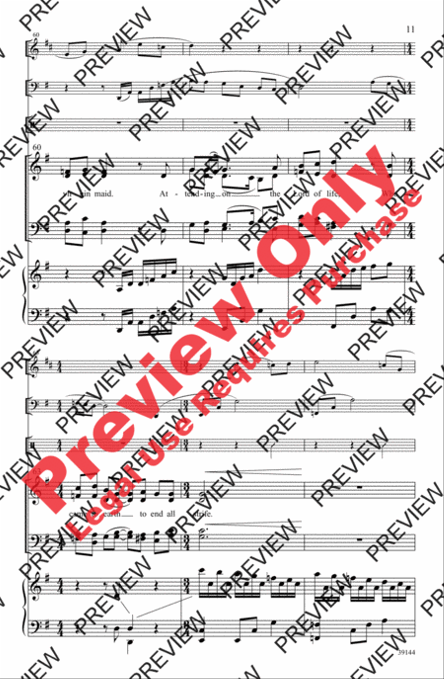 Enniscorthy Carol Enniscorthy Carol 4-Part scores gallery preview page 11