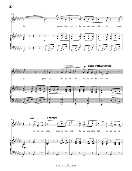 Lu trademiento, by Donizetti, in e flat minor