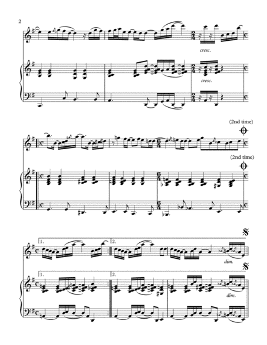 Happy New Year Piano scores gallery preview page 3