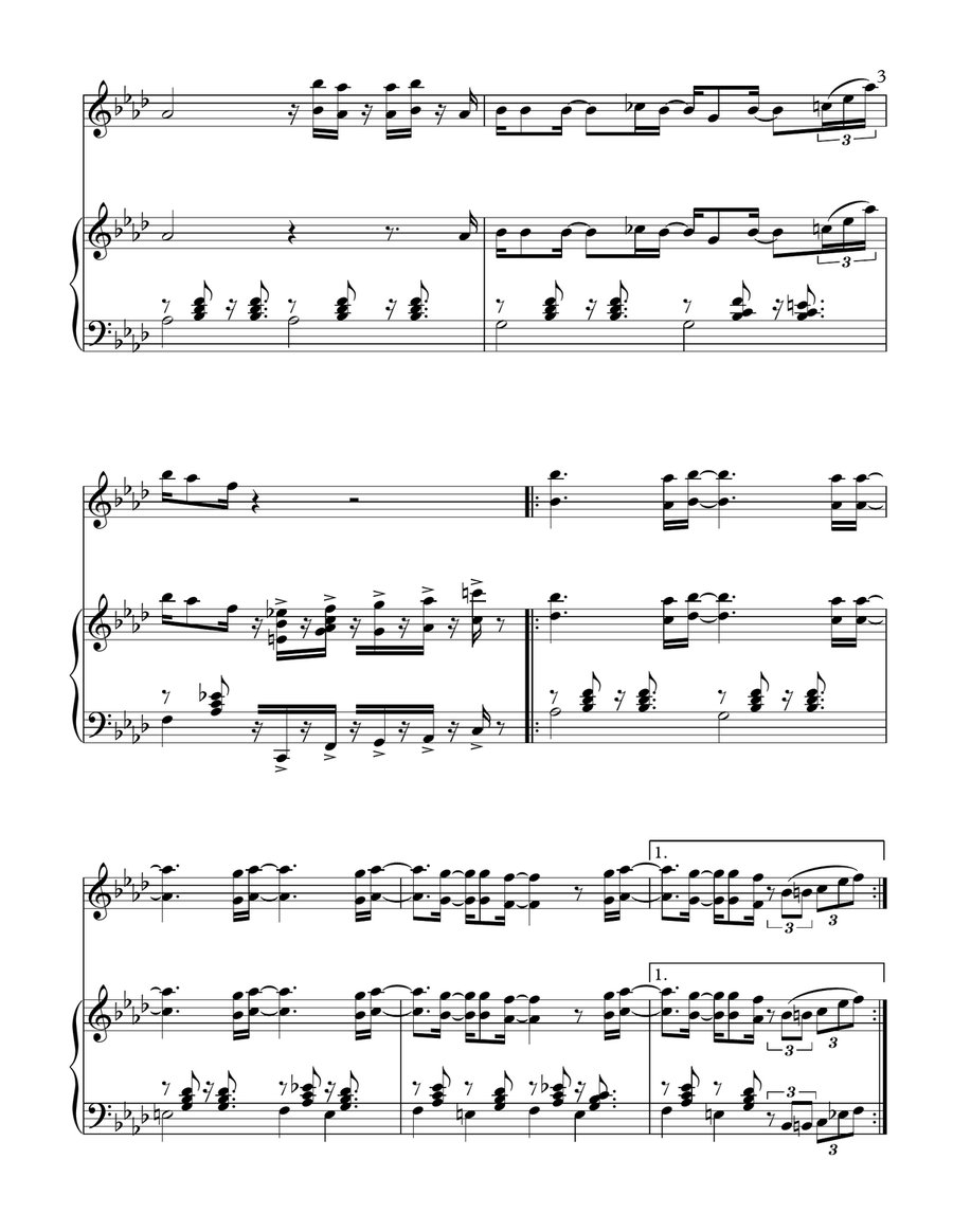 Fragile Violin Solo scores gallery preview page 4