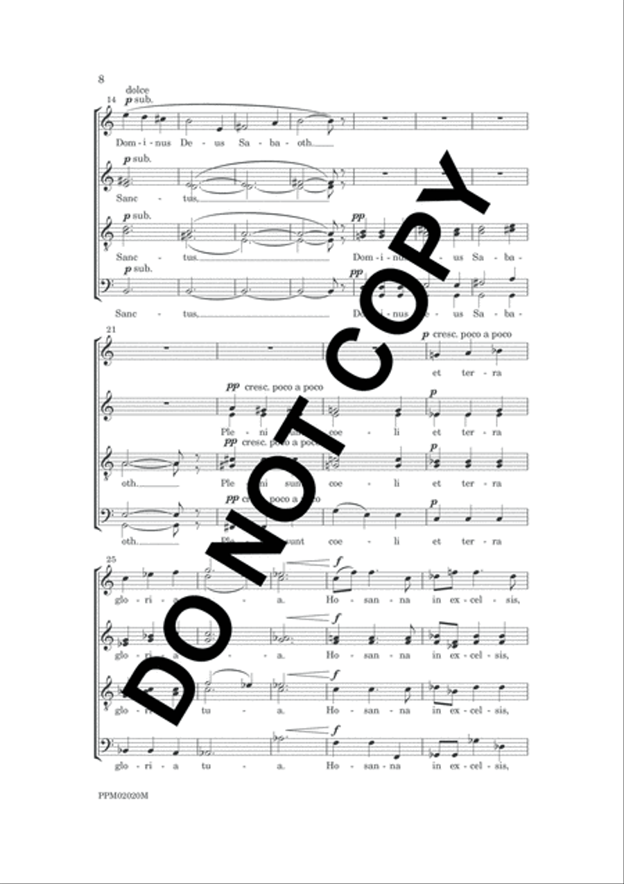 Mass Mass 4-Part scores gallery preview page 11
