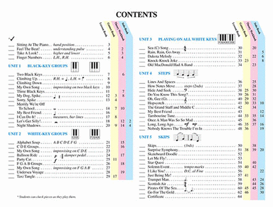 Piano Lessons Book 1 image number null